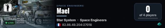 Mael live status badge