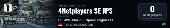 4Netplayers SE JPS live status badge