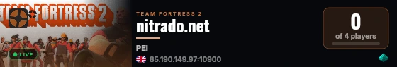 nitrado.net live status badge