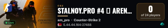 STALNOY.PRO #4 🍀 ARENA 1x1 - FREE SKINCHANGER live status badge