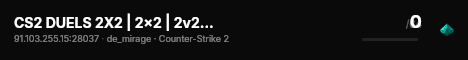 CS2 DUELS 2X2 | 2x2 | 2v2 #61 [LT] — CYBERSHOKE.NET (ONLY MIR live status badge