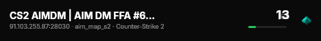 CS2 AIMDM | AIM DM FFA #6 [LT] — CYBERSHOKE.NET live status badge