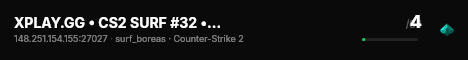 XPLAY.GG • CS2 SURF #32 • [DE] live status badge