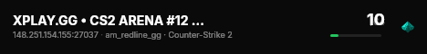 XPLAY.GG • CS2 ARENA #12 • [DE] live status badge