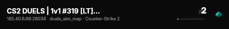 CS2 DUELS | 1v1 #319 [LT] — CYBERSHOKE.NET (ARENA MAPS) live status badge