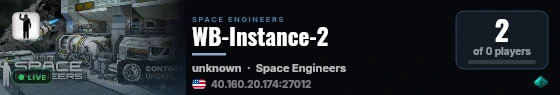 WB-Instance-2 live status badge