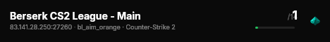 Berserk CS2 League - Main live status badge