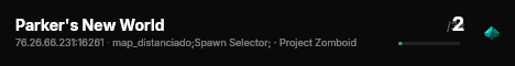 Parker's New World live status badge