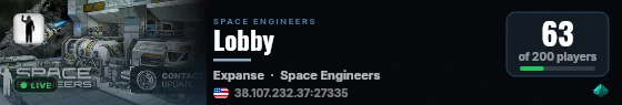 Lobby live status badge