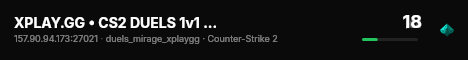 XPLAY.GG • CS2 DUELS 1v1 #5 • [DE] live status badge