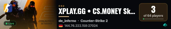 XPLAY.GG • CS.MONEY Skin Viewer #9 live status badge