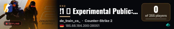 !1 💚 Experimental Public:mod live status badge