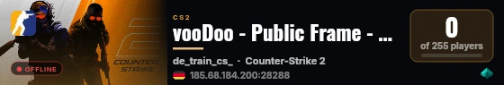 vooDoo - Public Frame - #EZ4Dead live status badge