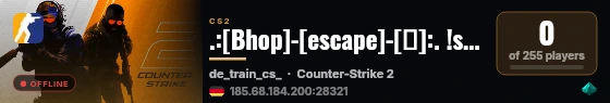 .:[Bhop]-[escape]-[💪]:. !skin !knife Drop x2 live status badge