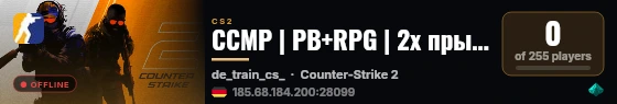 CCMP | PB+RPG | 2x прыжки , !bonus live status badge