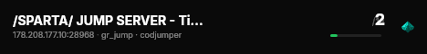 /SPARTA/ JUMP SERVER - Time Left: 18 min live status badge
