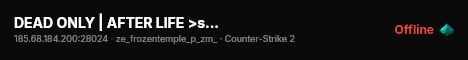 DEAD ONLY | AFTER LIFE >stats< live status badge