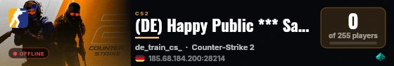(DE) Happy Public *** Sad Humans live status badge