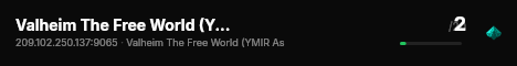 Valheim The Free World (YMIR Asia Server) Beast Wars live status badge