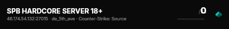 SPB HARDCORE SERVER 18+ live status badge