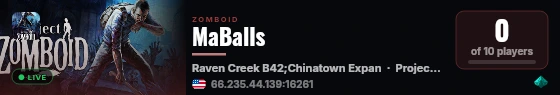 MaBalls live status badge