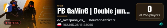 PB GaMinG | Double jump + Speed live status badge
