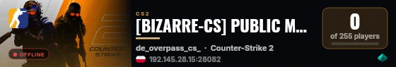 [BIZARRE-CS] PUBLIC MEAT [10] live status badge