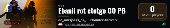 Ebanii rot etotgo GO PB live status badge