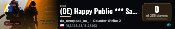 (DE) Happy Public *** Sad Humans live status badge