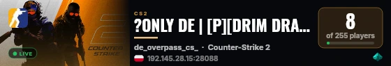 ?ONLY DE | [P][DRIM DRAGON][P] | [!skin !knife !gloves] live status badge