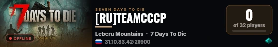 [RU]TEAMCCCP live status badge