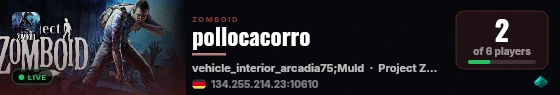pollocacorro live status badge