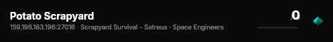 Potato Scrapyard live status badge