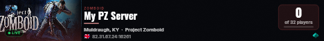 My PZ Server live status badge