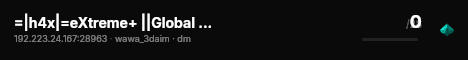 =|h4x|=eXtreme+ ||Global WaR|| live status badge
