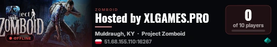 Hosted by XLGAMES.PRO live status badge