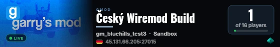 Český Wiremod Build live status badge