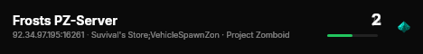 Frosts PZ-Server live status badge