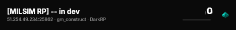 [MILSIM RP] -- in dev live status badge