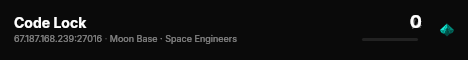 Code Lock live status badge