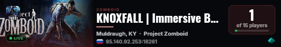 KNOXFALL | Immersive B42 | PVE live status badge