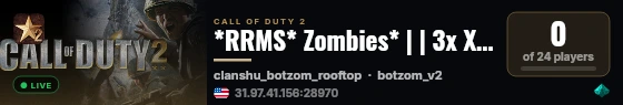 *RRMS* Zombies* | | 3x Xp - 10x $$ live status badge