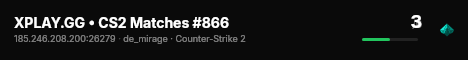 XPLAY.GG • CS2 Matches #866 live status badge