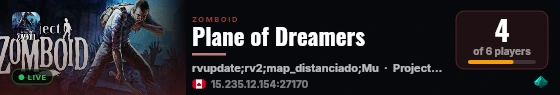 Plane of Dreamers live status badge
