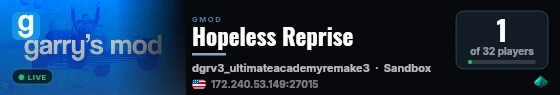 Hopeless Reprise live status badge