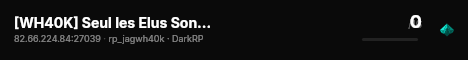 [WH40K] Seul les Elus Sont appelés live status badge