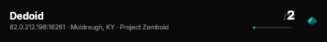 Dedoid live status badge
