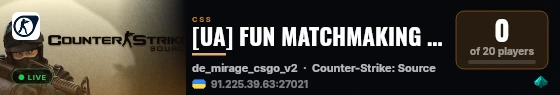 [UA] FUN MATCHMAKING | БЕЗ VIP | МНОГО КАРТ live status badge