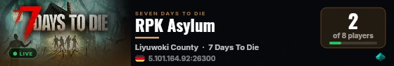 RPK Asylum live status badge
