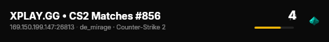 XPLAY.GG • CS2 Matches #856 live status badge